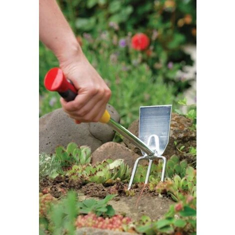 Wolf-Garten 7cm Double Hoe With Fixed Handle - Image 2